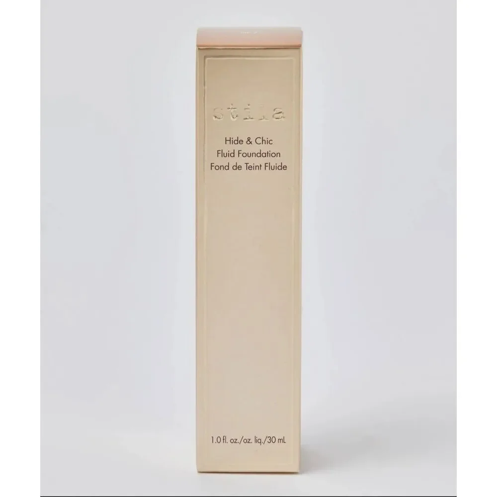 STILA - NWTIB - Hide & Chic Fluid Foundation in Tan/Deep 4.